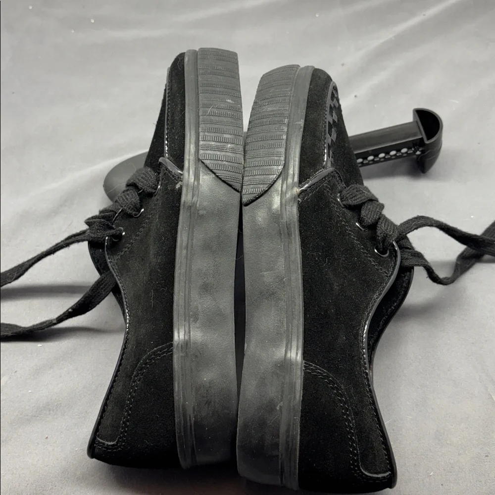 Bongo Men's Black Suede Lace Up Loafers‎ Shoes Size 7
